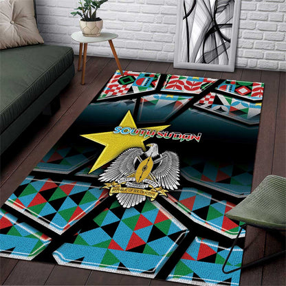 South Sudan Area Rug Geometric African Patterns - African Pride