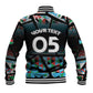 Custom South Sudan Baseball Jacket Geometric African Patterns - African Pride