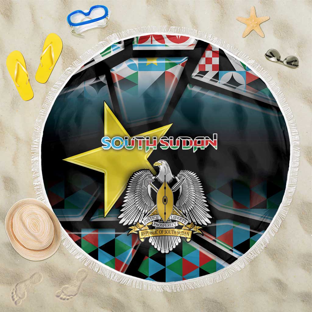 South Sudan Beach Blanket Geometric African Patterns - African Pride