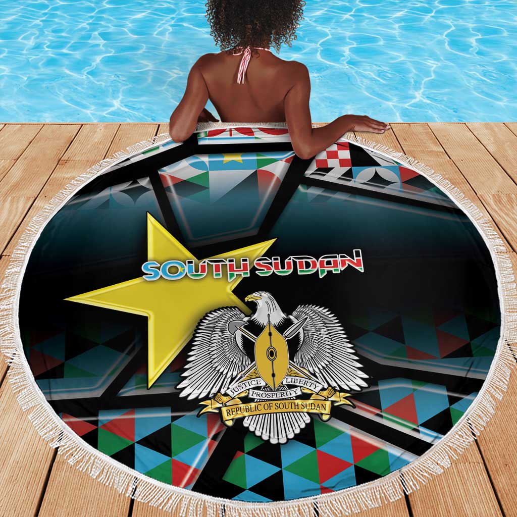 South Sudan Beach Blanket Geometric African Patterns - African Pride