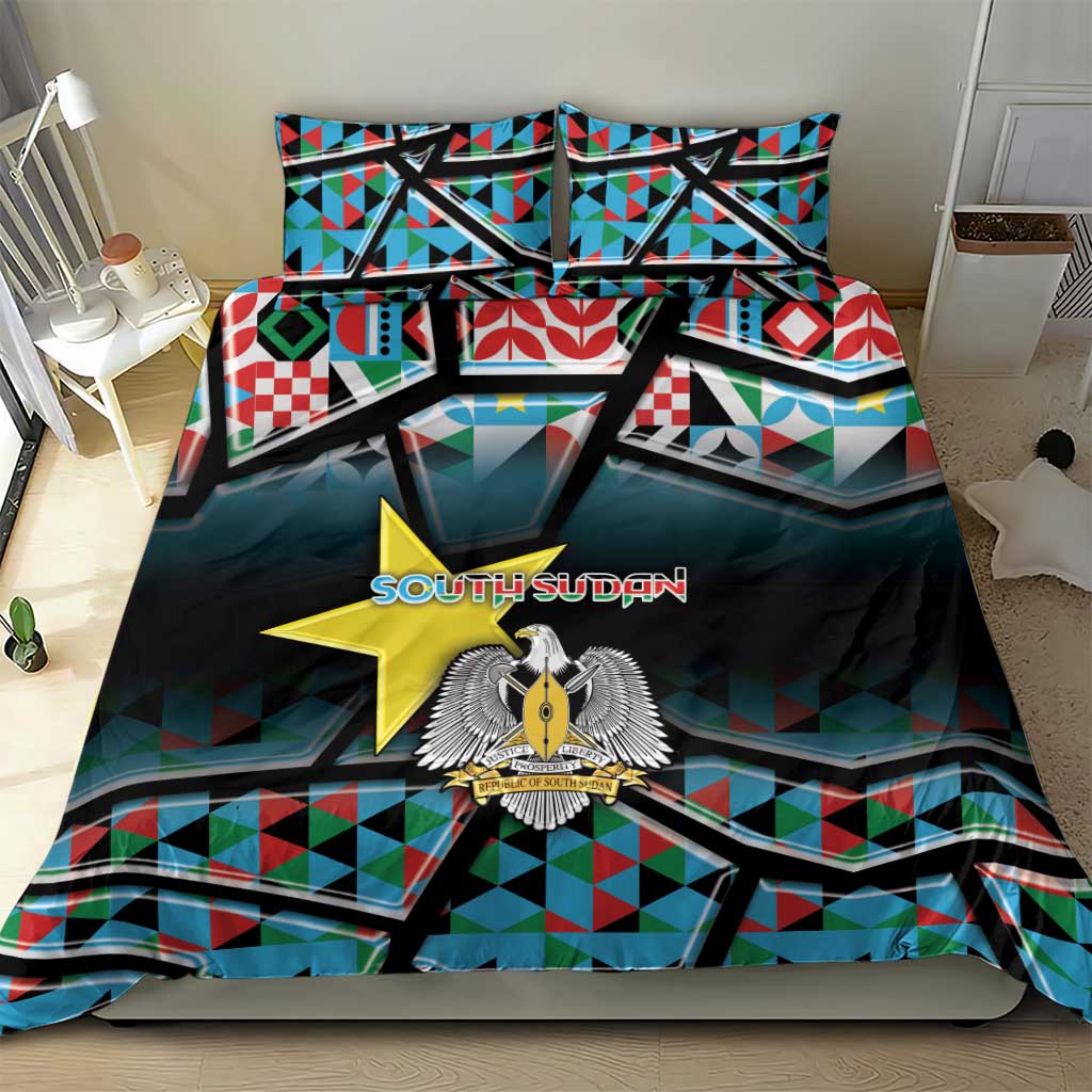 South Sudan Bedding Set Geometric African Patterns - African Pride
