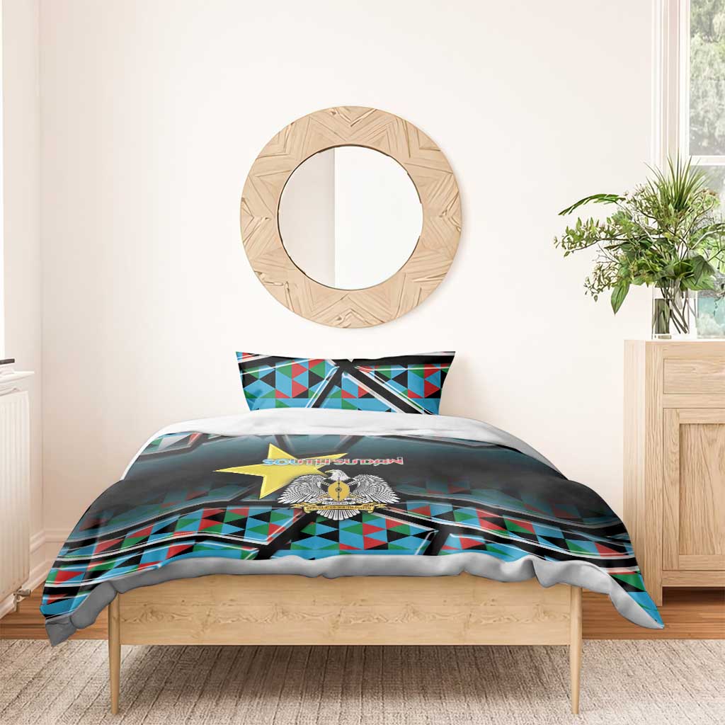 South Sudan Bedding Set Geometric African Patterns - African Pride