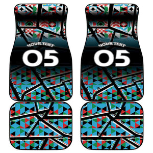 Custom South Sudan Car Mats Geometric African Patterns - African Pride
