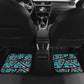 Custom South Sudan Car Mats Geometric African Patterns - African Pride