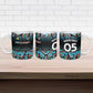 Custom South Sudan Ceramic Mug Geometric African Patterns - African Pride
