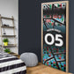 Custom South Sudan Door Cover Geometric African Patterns - African Pride