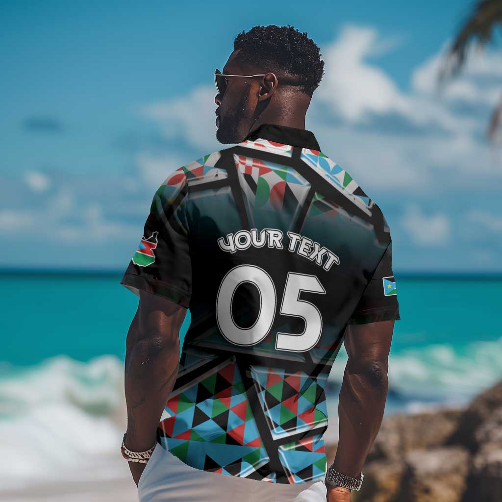 Custom South Sudan Hawaiian Shirt Geometric African Patterns - African Pride