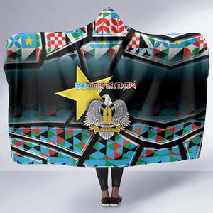 South Sudan Hooded Blanket Geometric African Patterns - African Pride