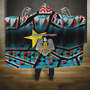 South Sudan Hooded Blanket Geometric African Patterns - African Pride