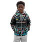 Custom South Sudan Kid Hoodie Geometric African Patterns - African Pride