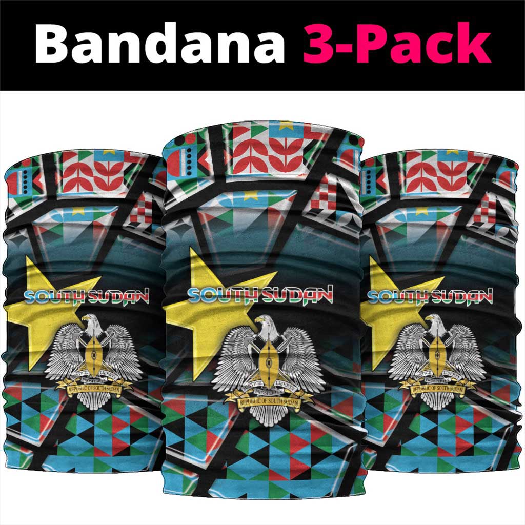 South Sudan Neck Gaiter Geometric African Patterns - African Pride