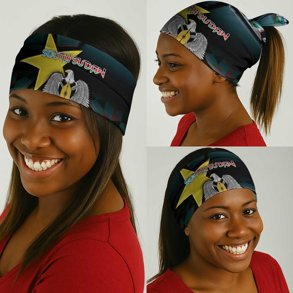 South Sudan Neck Gaiter Geometric African Patterns - African Pride