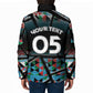 Custom South Sudan Padded Jacket Geometric African Patterns - African Pride