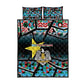 South Sudan Quilt Bed Set Geometric African Patterns - African Pride
