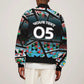 Custom South Sudan Sleeve Zip Bomber Jacket Geometric African Patterns - African Pride