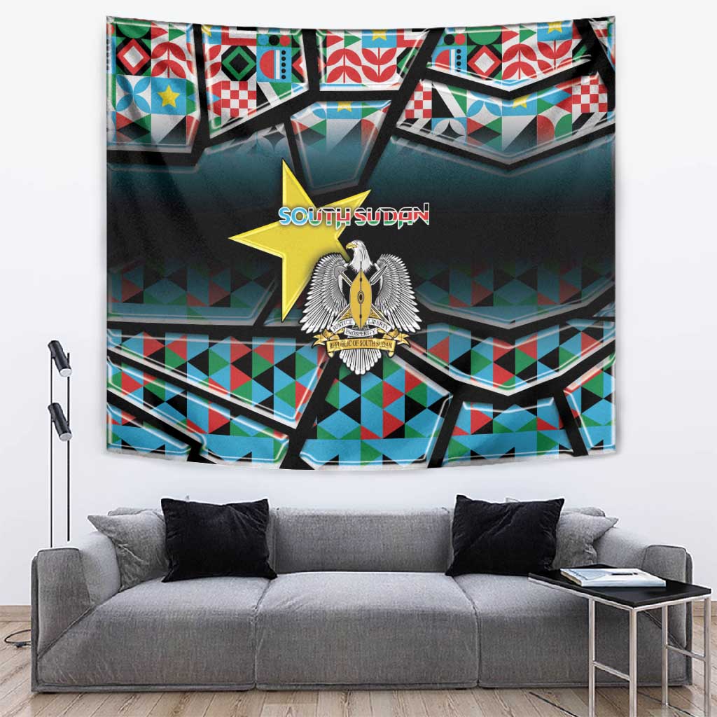 South Sudan Tapestry Geometric African Patterns - African Pride