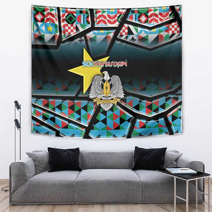 South Sudan Tapestry Geometric African Patterns - African Pride