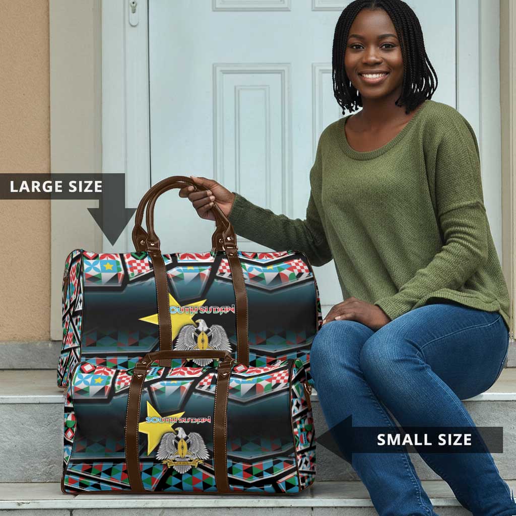 South Sudan Travel Bag Geometric African Patterns - African Pride