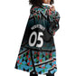 Custom South Sudan Wearable Blanket Hoodie Geometric African Patterns - African Pride