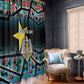 South Sudan Window Curtain Geometric African Patterns - African Pride