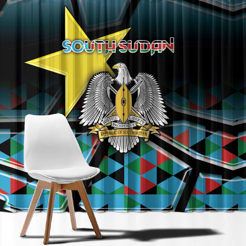 South Sudan Window Curtain Geometric African Patterns - African Pride