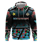 Custom South Sudan Zip Hoodie Geometric African Patterns - African Pride