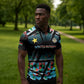 Custom South Sudan Zipper Polo Shirt Geometric African Patterns - African Pride