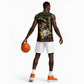 Personalized Benin Basketball Jersey Powerful African Leopard - African Pride