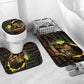Benin Bathroom Set Powerful African Leopard - African Pride