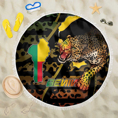 Benin Beach Blanket Powerful African Leopard - African Pride