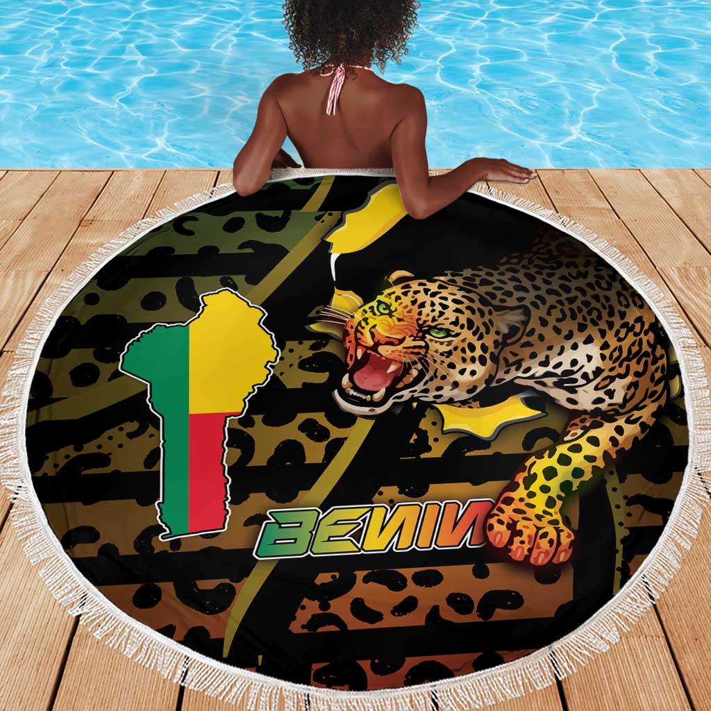 Benin Beach Blanket Powerful African Leopard - African Pride