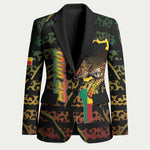 Personalized Benin Blazer Powerful African Leopard - African Pride