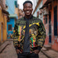 Personalized Benin Bomber Jacket Powerful African Leopard - African Pride