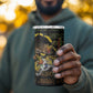 Personalized Benin 4 in 1 Can Cooler Tumbler Powerful African Leopard - African Pride