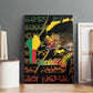 Benin Canvas Wall Art Powerful African Leopard - African Pride