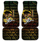 Personalized Benin Car Mats Powerful African Leopard - African Pride