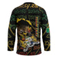 Personalized Benin Hockey Jersey Powerful African Leopard - African Pride