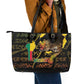 Benin Leather Tote Bag Powerful African Leopard - African Pride