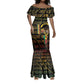 Personalized Benin Mermaid Dress Powerful African Leopard - African Pride