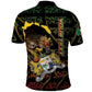 Personalized Benin Polo Shirt Powerful African Leopard - African Pride