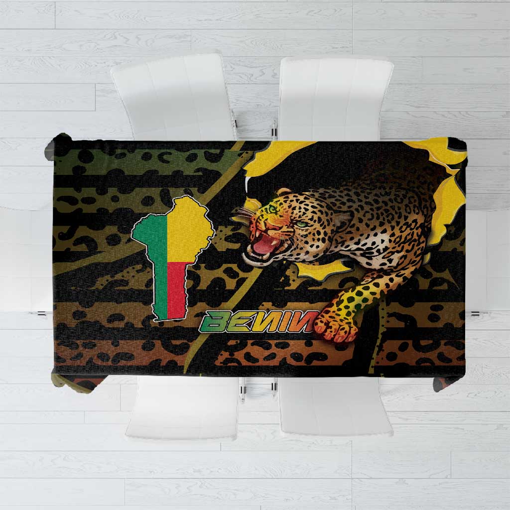 Benin Tablecloth Powerful African Leopard - African Pride