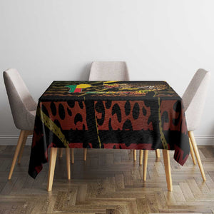 Benin Tablecloth Powerful African Leopard - African Pride