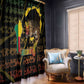 Benin Window Curtain Powerful African Leopard - African Pride