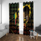Benin Window Curtain Powerful African Leopard - African Pride