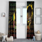 Benin Window Curtain Powerful African Leopard - African Pride