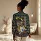 Personalized Benin Women Casual Shirt Powerful African Leopard - African Pride