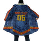 Custom DR Congo Football Cloak Leopard Jaguar Tribal Pattern With Flags