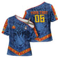 Custom DR Congo Football Cross Shoulder Shirt Leopard Jaguar Tribal Pattern With Flags