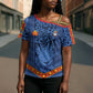Custom DR Congo Football Cross Shoulder Shirt Leopard Jaguar Tribal Pattern With Flags