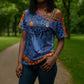 Custom DR Congo Football Cross Shoulder Shirt Leopard Jaguar Tribal Pattern With Flags
